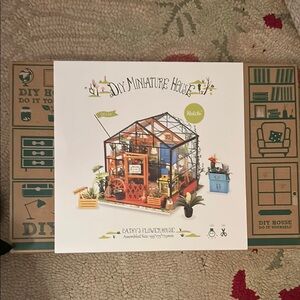 DIY Miniature House Kit - Cathy’s Greenhouse